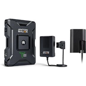 Anton Bauer Titon Base Kit, Compatible with Canon 5DmkIV, 5DmkIII, 5DmkII, 6D, 7D, 7DmkII, BMMCC (20"), LP-E6, Lithium Battery Pack, Battery Replacement, Quick Release Battery