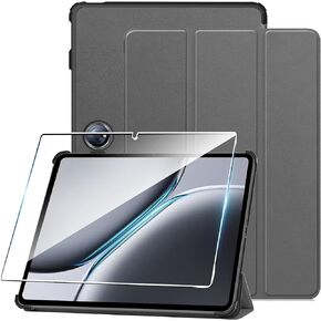 for OnePlus Pad 2 case,high qualit Hard Shell, Lightweight,Quality PU,Scratch Resistant, for OnePlus Pad 2 12.1 inch case-Grey