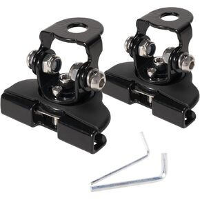 YCHOW-TECH 2PCS LED Light Bar Mounting Bracket Universal Adjustable Pillar Hood Led Work Light Mount Bracket Clamp Holder Without Drilling for Off Road Car Jeep Truck SUV 4x4