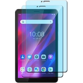 [2 Pack] Blue Light Screen Protector for Lenovo Tab M7 3rd / 2nd Gen 7 inch, Tempered Glass Screen Film Guard, Anti-Scratch Screen Protector for 7" Lenovo Tab M7 2021/2019
