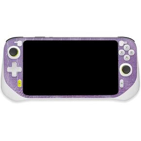 MightySkins Glossy Glitter Skin Compatible with Logitech G Cloud Gaming Handheld - Purple Gator Skin | Protective, Durable High-Gloss Glitter Finish | Easy to Apply | Made in The USA