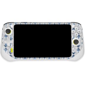 MightySkins Glossy Glitter Skin Compatible with Logitech G Cloud Gaming Handheld - Galaxy Bots | Protective, Durable High-Gloss Glitter Finish | Easy to Apply | Made in The USA