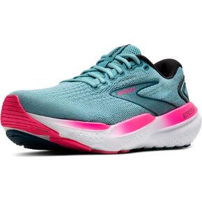 Brooks Women’s Glycerin 21 Neutral Running Shoe - Oyster/Black/Orchid Bouquet - 9 Medium