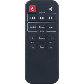 RMT-HSB318 Replacd Remote Control fit for Insignia NS-HSB318 Soundbar Home Theater Speaker