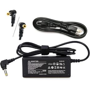 19V AC DC Adapter Power Cord for HP Pavilion Monitor 22cwa 22bw 20xi 23bw 23cw 23xi 23xw 24ea 25es 25xw 25bw 25xi 27bw 27xw 27xi 27er Series HP Pavilion Monitor 20 21.5 23.8 25 27 Inch Charger