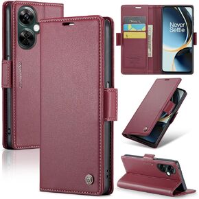 Oneplus Nord N30 5G Case, PU Leather Wallet Flip Folio with Card Holder, RFID Blocking, Shockproof Phone Cover, Teal