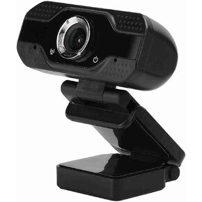1080P Webcam, Flexible Rotatable Wide Angle Webcam, Support 3D Digital Noise Reduction USB Camera with Microphone, for Desktop Computer Online Class