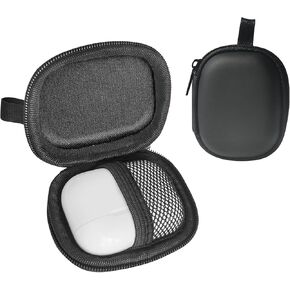 Earbud Case AirPods Case, Earphone Case Hard Earbud Holder Cell Phone Accessories Organizer for Earbuds, SD Memory Card(Black)