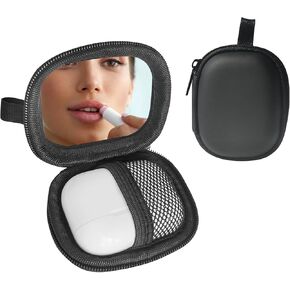 Earbud Case AirPods Case, Earphone Case Hard Earbud Holder Cell Phone Accessories Organizer for Earbuds, SD Memory Card(Black)