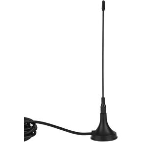 TV Antenna, 50 Miles Indoor HD Dual Antenna with IEC Converter, TV Amplified Antenna with Magnetic Base, for ATSC/DVBT/DVB2/ISDB