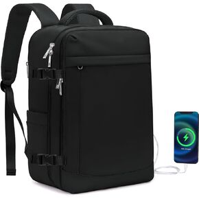 Travel Backpack Carry on Flight Approved Spirit Airlines Personal Item Bag 18x14x8 Inches Travel Bag Mens Travel Backpack for Women Fit Up to 17 inch laptop Backpack With Usb Charging Port