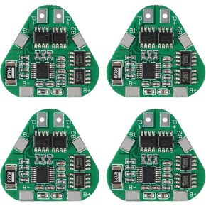 4pcs 3S 12V 18650 Lithium Battery Protection Board 11.1V 12.6V Overcharge Protect 8A 3 Cell Pack Li-ion BMS PCM PCB