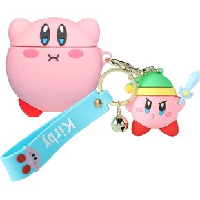 Besoar Keychain Kriy for Airpod 1/2 حافظة كارتونية لطيفة عصرية رائعة من السيليكون غطاء شخصية لتصميم Airpods، غلاف حماية فريد من نوعه Kawaii مضحك وممتع للفتيات والنساء والرجال والأولاد حافظات Air Pods 2&1 in Kuwait