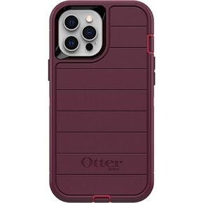 OtterBox Defender Series Case Screenless Edition for iPhone 12 Pro Max (Only) - Case Only - Microbial Defense Protection - Non-Retail Packaging - Berry Potion (Raspberry Wine/Boysenberry)