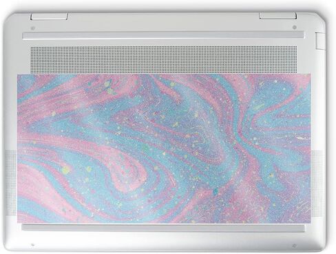 MightySkins Glossy Glitter Skin Compatible with HP Spectre x360 14" (2022) Full Wrap Kit - Cotton Candy Swirl | Protective, Durable High-Gloss Glitter Finish | Easy to Apply | Made in The USA in Saudi Arabia