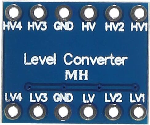 10 قطعة 4 قنوات IIC I2C محول المستوى المنطقي ثنائي الاتجاه 3.3 فولت إلى 5 فولت وحدة محول مع كابل 10 Pin M/F F/F in Saudi Arabia
