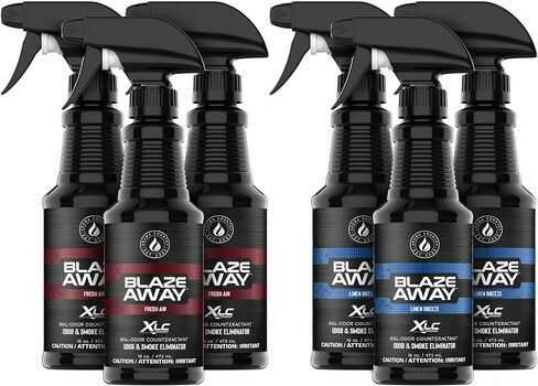 Blaze Away Commercial Air Freshener/Odor Eliminator & Smoke Neutralizer Spray - Professional Odor Removal - Cleans Strong Odors on a Molecular Level - 16 oz. Big Blaster Sprayer- Pack of 6 in Saudi Arabia