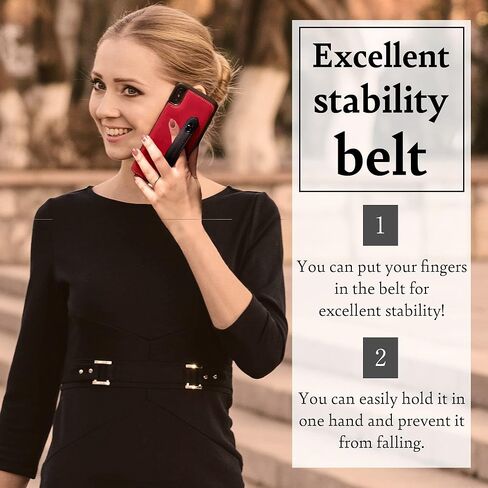 Hanatora - جراب هاتف iPhone 13 صغير من الجلد الإيطالي مصنوع من الجلد الإيطالي، جراب هاتف ذكي لمنع السقوط، وظيفة الوقوف، حزام عملي، حزام يدوي، تصميم سادة باللون الأزرق السماوي GH-13 Mini-Blue-M in Kuwait