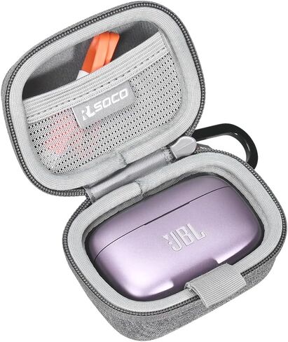 RLSOCO Hard Case for JBL Live 300 True Wireless Headphone & Works with Ultimate Ears FITS True Wireless Earbuds (Black) in Saudi Arabia