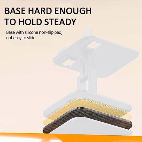 Tablet Stand for iPad,Adjustable Tablet Stand for Desk,Portable Monitor Stand Compatible with 4" - 15.6" Tablet iPad Such as iPad Pro 11, 10.2, 13, Air/Mini(Black) in Saudi Arabia