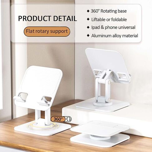 Tablet Stand for iPad,Adjustable Tablet Stand for Desk,Portable Monitor Stand Compatible with 4" - 15.6" Tablet iPad Such as iPad Pro 11, 10.2, 13, Air/Mini(Black) in Saudi Arabia