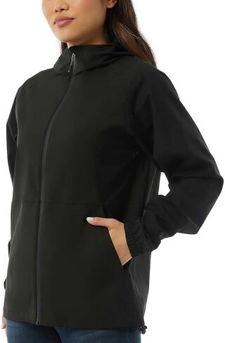 32 Degrees Unisex Rain Jacket, Black, Men's Medium/Women's Large in Saudi Arabia