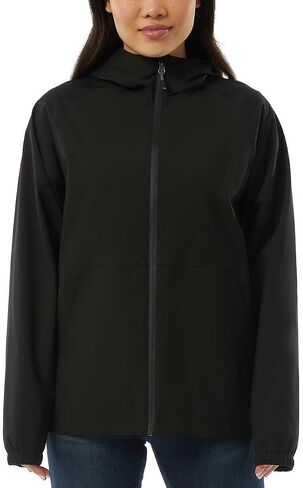 32 Degrees Unisex Rain Jacket, Black, Men's Medium/Women's Large in Saudi Arabia