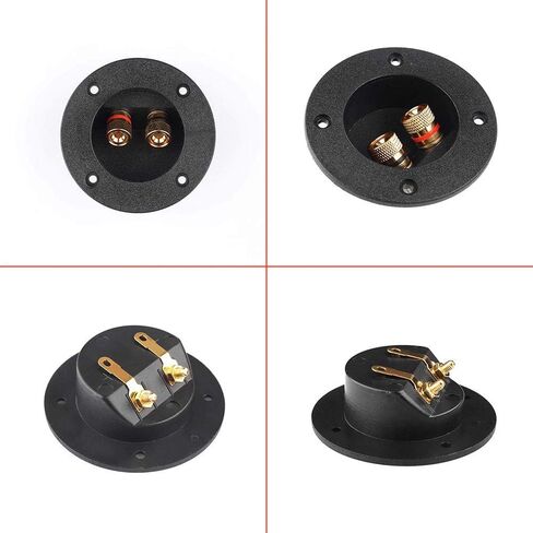 Speaker Terminal Connectors Speaker Box Terminal Binding Post Round Screw Cup Connector Subwoofer Plug in Saudi Arabia