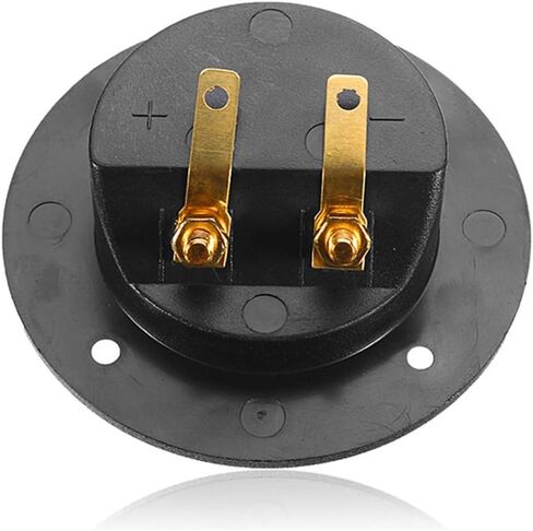Speaker Terminal Connectors Speaker Box Terminal Binding Post Round Screw Cup Connector Subwoofer Plug in Saudi Arabia