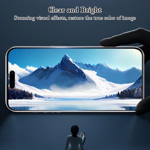 PERFECTSIGHT 2 واقي شاشة مضاد للضوء الأزرق لهاتف iPhone 16 Pro Max 2024 6.9 بوصة، 6X أقوى HD أزرق شفاف يحجب الضوء الأزرق - حماية العين ضد تعب العين وجفاف العين in Saudi Arabia