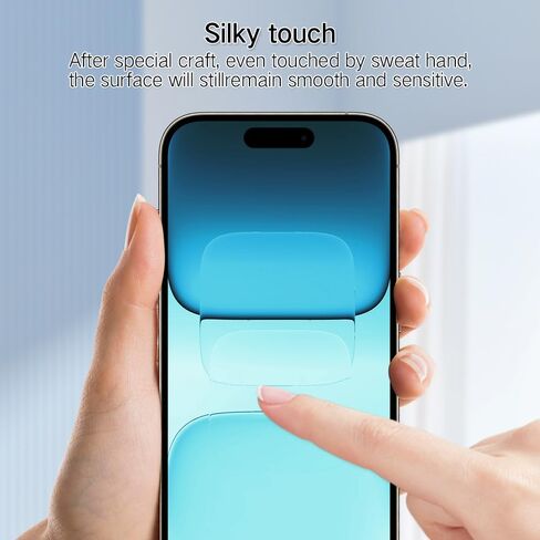PERFECTSIGHT 2 واقي شاشة مضاد للضوء الأزرق لهاتف iPhone 16 Pro Max 2024 6.9 بوصة، 6X أقوى HD أزرق شفاف يحجب الضوء الأزرق - حماية العين ضد تعب العين وجفاف العين in Saudi Arabia