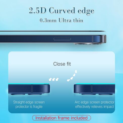 PERFECTSIGHT 2 واقي شاشة مضاد للضوء الأزرق لهاتف iPhone 16 Pro Max 2024 6.9 بوصة، 6X أقوى HD أزرق شفاف يحجب الضوء الأزرق - حماية العين ضد تعب العين وجفاف العين in Saudi Arabia