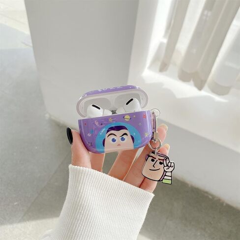 حافظة TPU ناعمة مع سلسلة مفاتيح لـ Apple AirPods 3 AirPods3 الجيل الثالث 2021 غرزة القلب الحب اللون الأزرق الرسوم المتحركة الرسوم المتحركة اللطيفة الرائعة الكلاسيكية للأطفال البنات in Kuwait