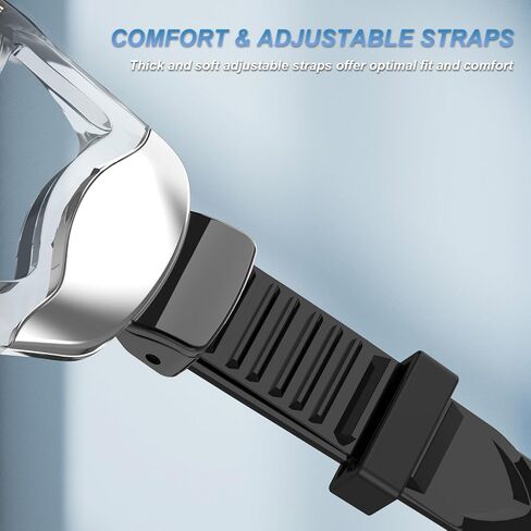 مجموعة غص للكبار من BuyCard، قناع غص مع رؤية بانورامية، معدات غطس مضادة للضباب ومضادة للتسرب، غص علوي جاف للغوص والتدريب على السباحة باللون الأصفر in Kuwait