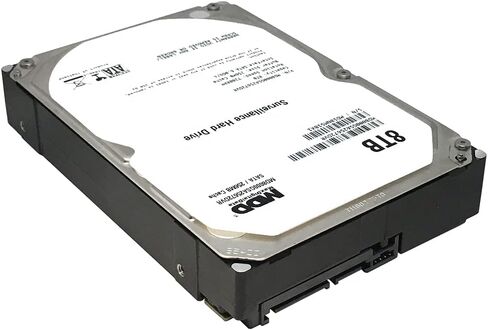 محرك الأقراص الصلبة الداخلي MaxDigitalData 8 تيرابايت 7200 دورة في الدقيقة 256 ميجابايت كاش SATA 6.0 جيجابت/ثانية 3.5 بوصة للمراقبة (MD8000GSA25672DVR) - ضمان لمدة 3 سنوات (متجدد) in Saudi Arabia