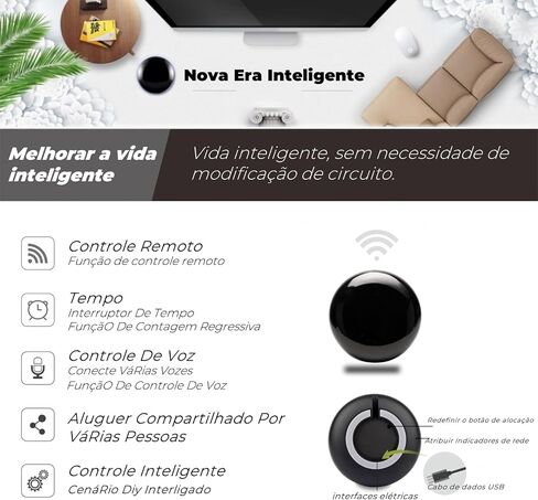 WiFi Smart IR Remote Controller Smart Home, All in One IR Blaster Control, Infrared Universal Remote for TV DVD AC AUD STB SAT, Smart Devices That Work with Alexa & Google Assistant, No Hub Required in Saudi Arabia