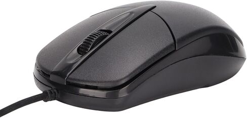 ماوس ساخن، 3 مستويات قابلة للتعديل باللون الأسود مريح 1600 نقطة في البوصة ماوس سلكي أكثر دفئًا لنظام التشغيل Windows لنظام OS X للكمبيوتر المحمول المكتبي للعمل في الشتاء in Kuwait