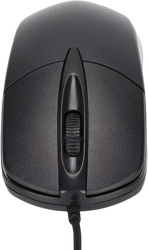 ماوس ساخن، 3 مستويات قابلة للتعديل باللون الأسود مريح 1600 نقطة في البوصة ماوس سلكي أكثر دفئًا لنظام التشغيل Windows لنظام OS X للكمبيوتر المحمول المكتبي للعمل في الشتاء in Kuwait