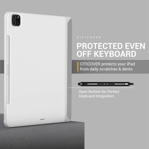 حافظة MAGEASY CITICOVER لجهاز iPad Pro 11 بوصة مع حامل أقلام - متوافقة مع لوحة المفاتيح السحرية، وألياف الأراميد الممتازة، تناسب 2018-2022 iPad Pro 11 بوصة (الجيل الأول إلى الرابع)/ 2020-2022 iPad Air 10.9 بوصة (الجيل الرابع إلى الخامس) in Kuwait