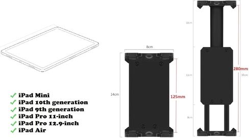 Aviator+ Kneeboard للهواتف والأجهزة اللوحية! يناسب جميع موديلات iPad - Mini وAir وPro! in Kuwait
