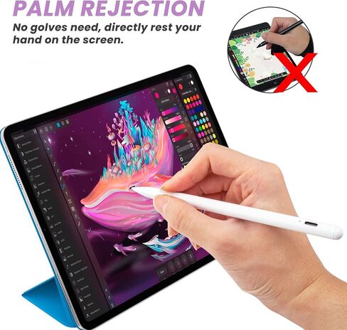 iPad Air Pencil 2024 - Stylus Pen for iPad Air M2 11" 13", iPad 10th 9th Generation, iPad Air 5th 4th Generation - Magnetic and Palm Rejection iPad Air Pen Fast Charging, Black in Kuwait