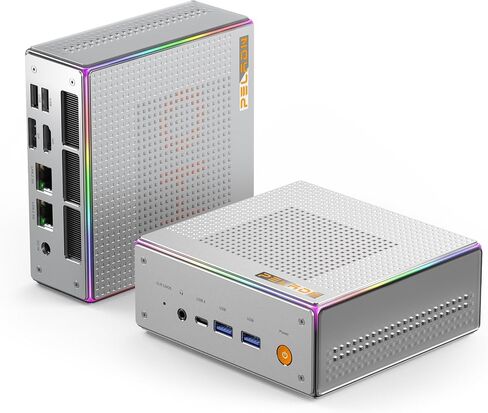 PELADN Mini PC Intel Core i7-12650H(Up to 4.7Ghz),Mini Computers 32GB RAM 1TB M.2 PCIe 3.0 NVMe 2280 SSD Mini Desktop Computers, WiFi6/Bluetooth5.2/4K DP HDMI Type-C USB4 for Home Office in Saudi Arabia