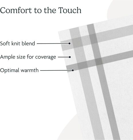 UPPAbaby Knit Blanket/Soft and Comfortable/Machine Washable/Perfect for Gifting/Grey (Grey Plaid) in Saudi Arabia