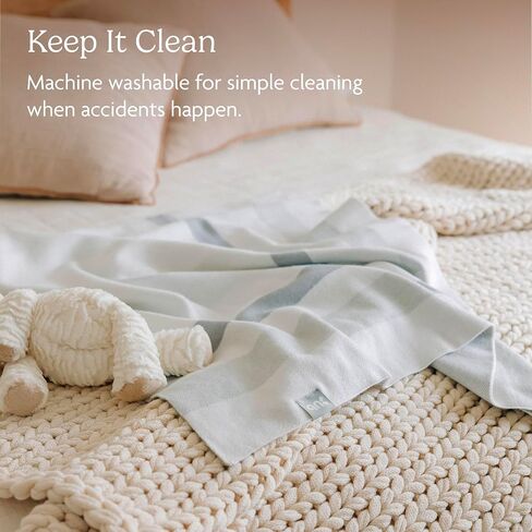 UPPAbaby Knit Blanket/Soft and Comfortable/Machine Washable/Perfect for Gifting/Grey (Grey Plaid) in Saudi Arabia