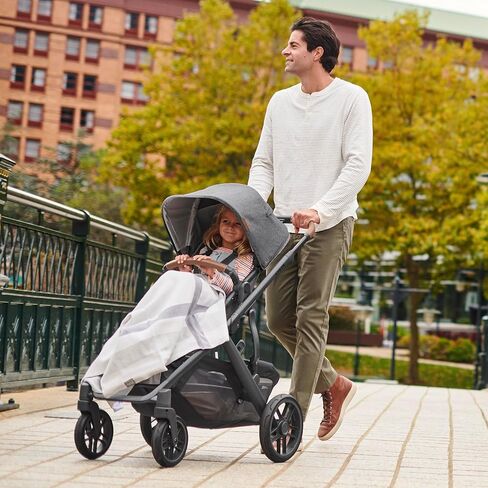 UPPAbaby Knit Blanket/Soft and Comfortable/Machine Washable/Perfect for Gifting/Grey (Grey Plaid) in Saudi Arabia