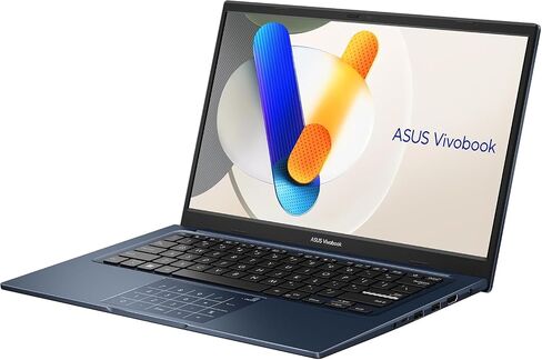 ASUS Vivobook Laptop for Students and Business, 14" FHD Micro-Edge Display, 12th Gen Core i3-1215U(Up to 4.4 GHz), 8GB RAM, 512GB PCIe SSD, WiFi 6E, 180° Lay-Flat, Webcam, USB-C, PDG RJ45, Win 11 Pro in Saudi Arabia