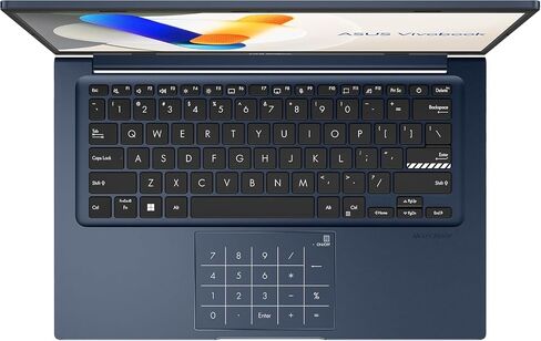 ASUS Vivobook Laptop for Students and Business, 14" FHD Micro-Edge Display, 12th Gen Core i3-1215U(Up to 4.4 GHz), 8GB RAM, 512GB PCIe SSD, WiFi 6E, 180° Lay-Flat, Webcam, USB-C, PDG RJ45, Win 11 Pro in Saudi Arabia