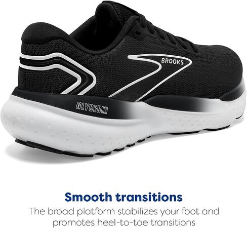 Brooks Women’s Glycerin 21 Neutral Running Shoe - Oyster/Black/Orchid Bouquet - 9 Medium in Saudi Arabia