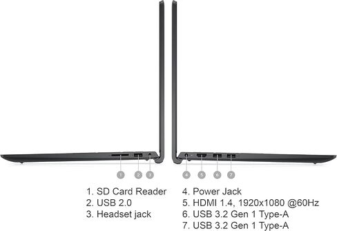 أحدث كمبيوتر محمول للأعمال من Dell 2024، Intel 10-Cores i5-1235U، ذاكرة الوصول العشوائي 32 جيجابايت، 1 تيرابايت SSD، شاشة لمس FHD مقاس 15.6 بوصة، مع Office 2021 Professional Plus مجانًا، Windows 11 Pro، أسود in Saudi Arabia