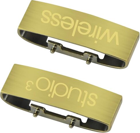 Studio 3 Hinge Replacement Parts Metal Folding Original Hinges Headband Connector Clip Pin Cover Accessories Repair Kit Compatible with Beats Studio3 Wireless Over-Ear Headphones (Gold) in Saudi Arabia